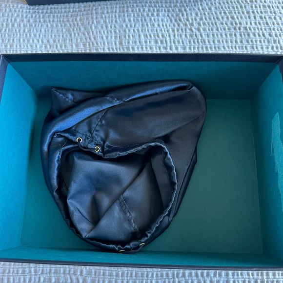 Sergio Rossi peep toe heels shimmery blue - Picture 4 of 11